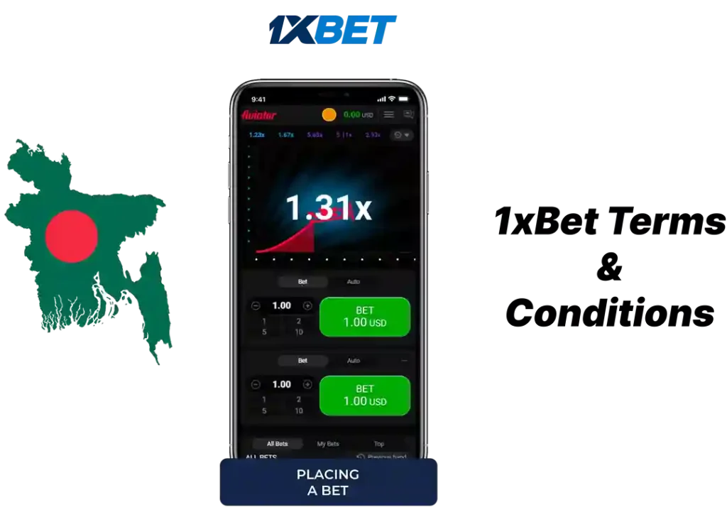 1xBet Terms & Conditions in Bangladesh