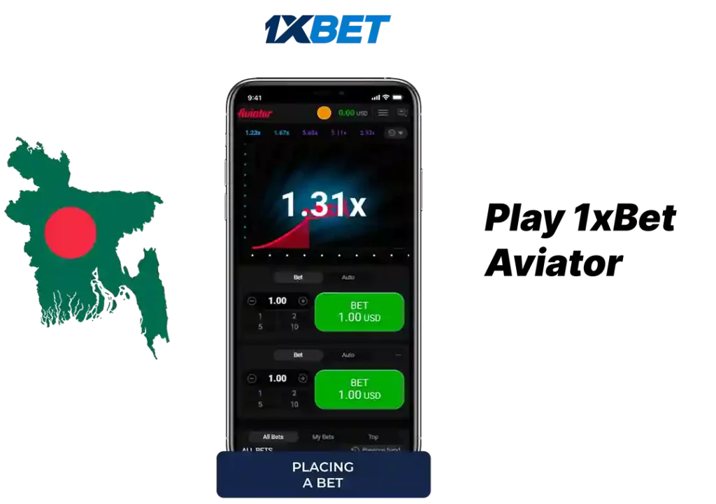 1xbet aviator play in Bangladesh